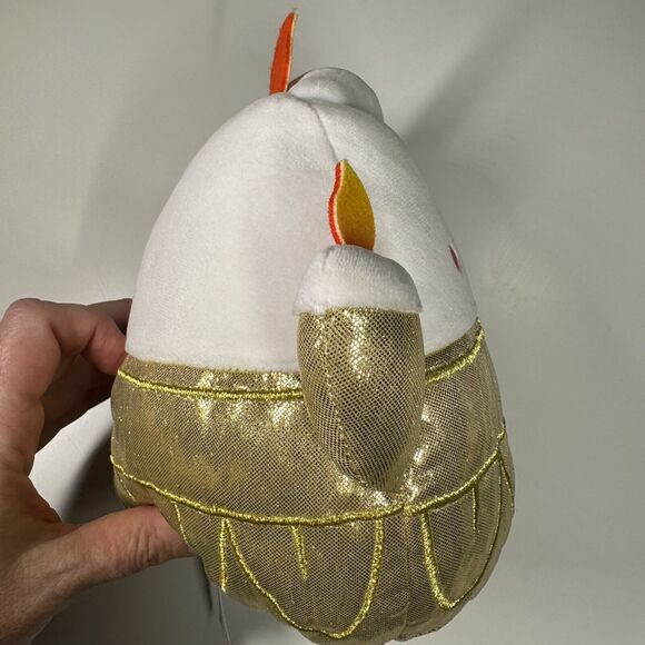 Squishmallows Disney Lumiere Candle 8” Plush Gold Costume HTF SQK0908 - Picture 5 of 14